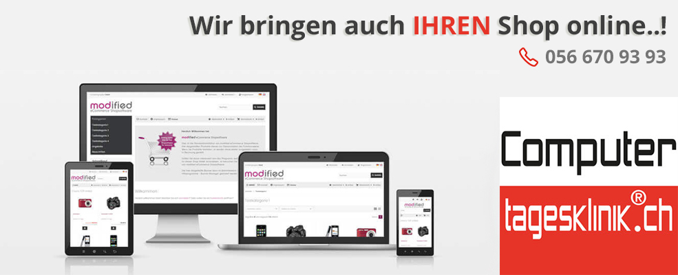 Wir bringen auch Ihren Shop online